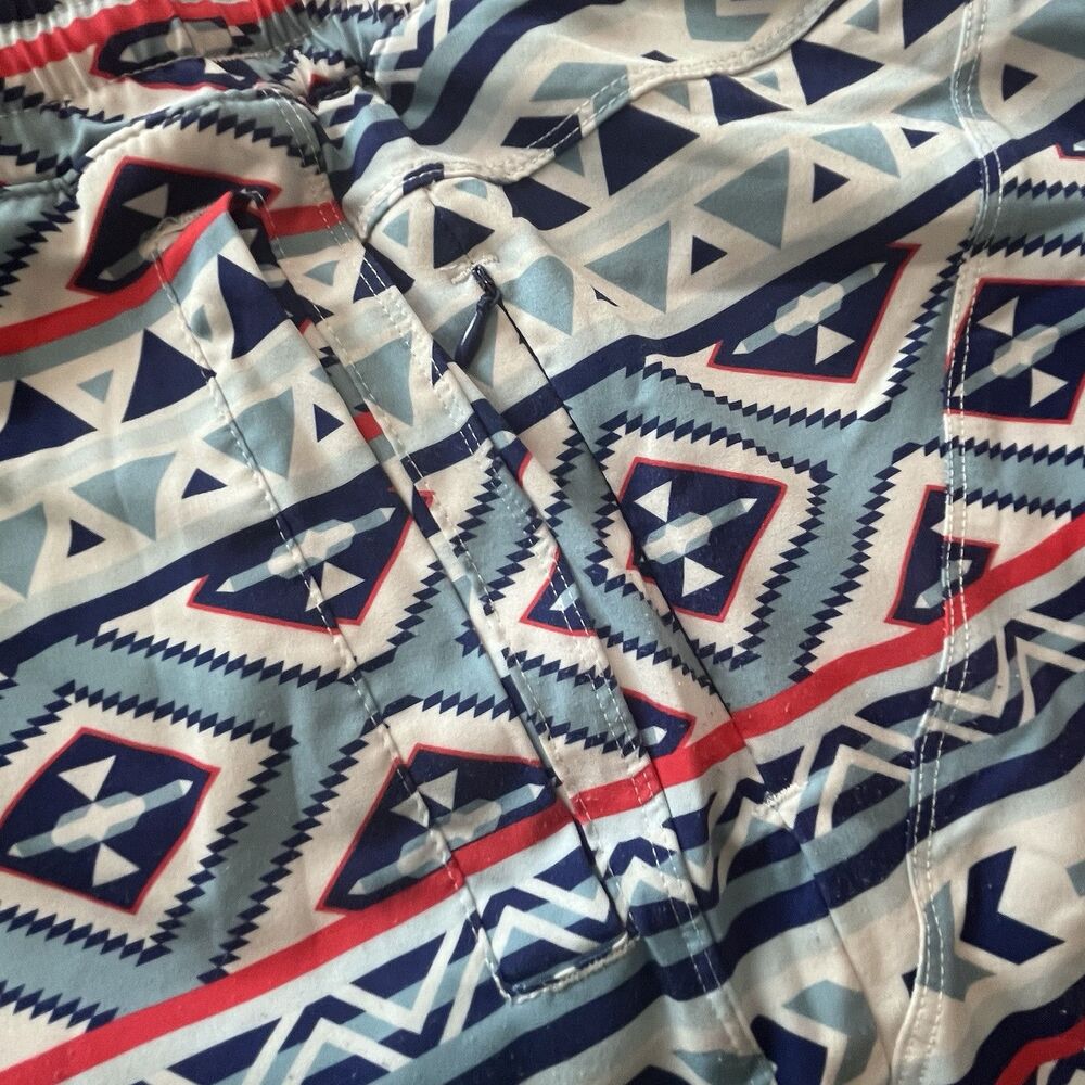 Chiefs Freeballers by Meripex Apparel Men Sz Large Blue Aztec Lined Sport Shorts - Picture 9 of 10